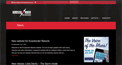 Desktop Screenshot of krossborderrekords.com